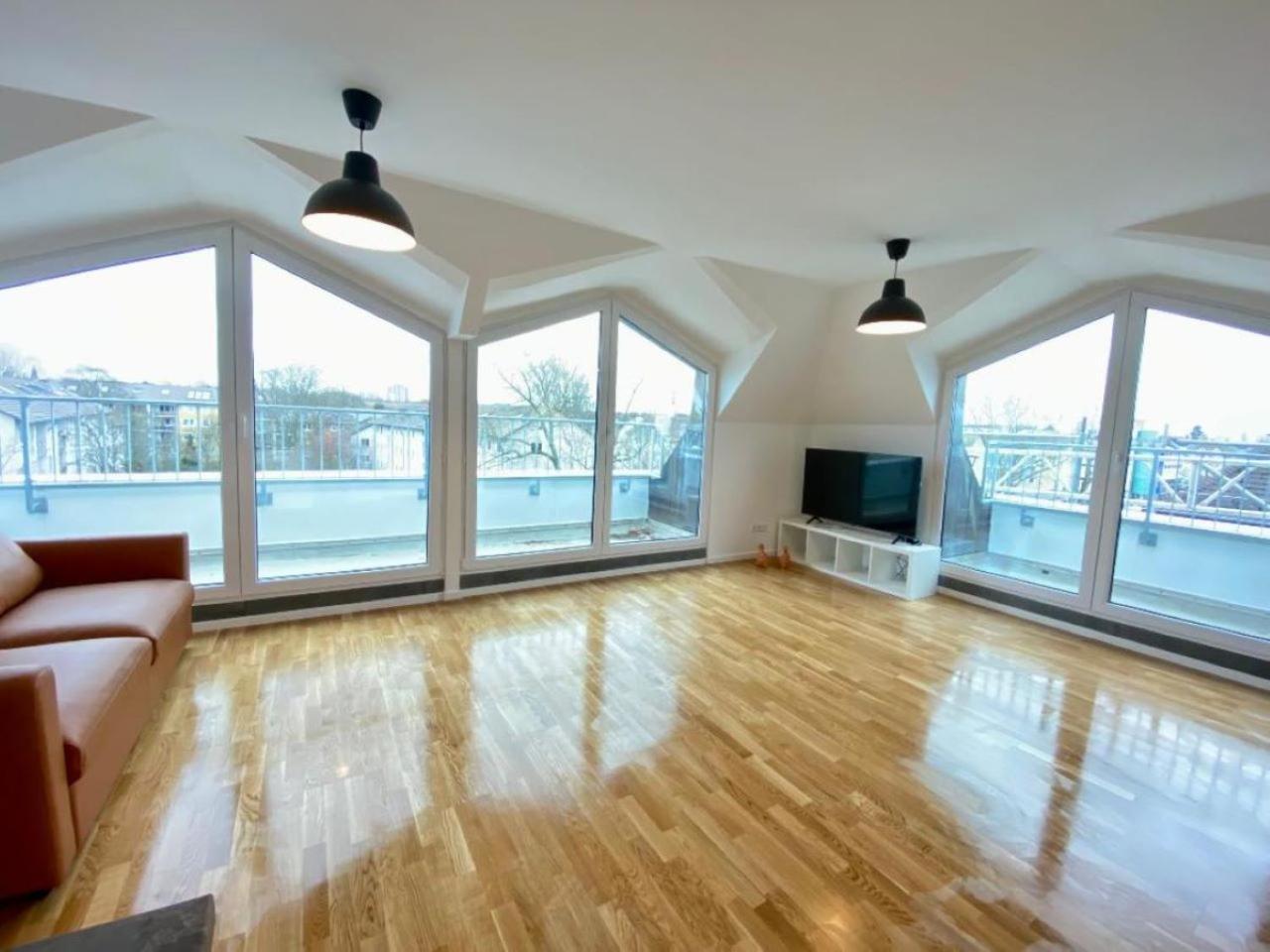 Schoenes Erwachen Im Frankfurter Penthouse Frankfurt am Main Dış mekan fotoğraf