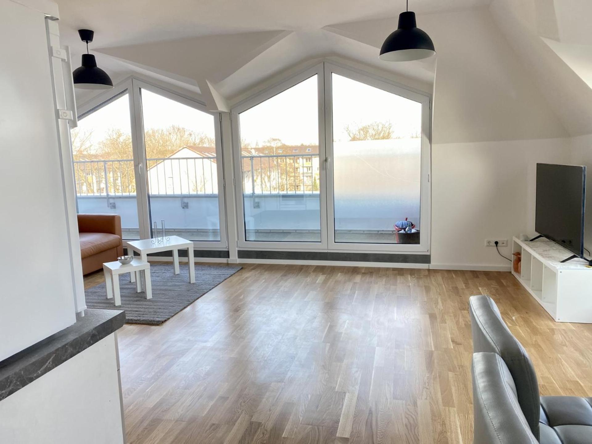 Schoenes Erwachen Im Frankfurter Penthouse Frankfurt am Main Dış mekan fotoğraf